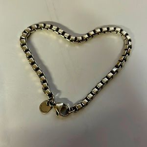 Tiffany Co 925 Sterling Silver Venetian Link Bracelet